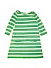 Garnet Hill 100% Cotton Stripes Green Dress Size XL (kids) - photo 1
