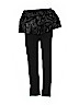 Vierra Rose 100% Polyester Solid Black Leggings Size 10 - photo 2