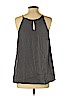 Milly Gray Sleeveless Silk Top Size 2 - photo 2