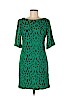 Perceptions Green Casual Dress Size 6 - photo 1