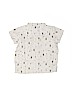 Kipp 100% Cotton Print Ivory Short Sleeve Button-Down Shirt Size 3 - photo 2