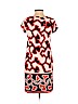 Diane von Furstenberg 100% Silk Red Casual Dress Size 4 - photo 2