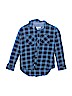 pd&c 100% Cotton Blue Long Sleeve Button-Down Shirt Size 10 - photo 1
