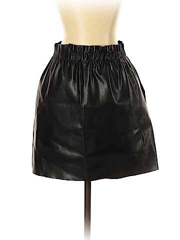 Zara Faux Leather Skirt (view 1)