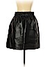 Zara 100% Polyurethane Black Faux Leather Skirt Size S - photo 2
