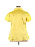 Cato Yellow Short Sleeve Button-Down Shirt Size 18 - photo 2