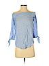 Ann Taylor Blue 3/4 Sleeve Blouse Size XXS (petite) - photo 1