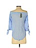 Ann Taylor Blue 3/4 Sleeve Blouse Size XXS (petite) - photo 2