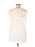 Eyeshadow 100% Nylon White Sleeveless Top Size XL - photo 2