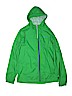 Columbia 100% Polyester Solid Green Windbreakers Size 18 - 20 - photo 1