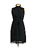 Ann Taylor LOFT 100% Polyester Black Cocktail Dress Size 10 (petite) - photo 1