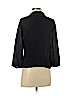 Ann Taylor 100% Silk Black 3/4 Sleeve Silk Top Size 4 (petite) - photo 2
