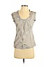 Ann Taylor Gray Sleeveless Silk Top Size XS (petite) - photo 1