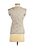 Ann Taylor Gray Sleeveless Silk Top Size XS (petite) - photo 2