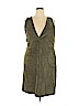 Ces Femme 100% Polyester Green Casual Dress Size 2X - photo 1
