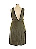 Ces Femme 100% Polyester Green Casual Dress Size 2X - photo 2