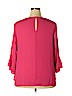 ELOQUII 100% Polyester Pink 3/4 Sleeve Blouse Size 20 - photo 2