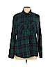 Lucky Brand Green Long Sleeve Button-Down Shirt Size L - photo 1