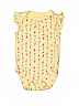 Baby Gap 100% Cotton Yellow Short Sleeve Onesie Size 3-6 mo - photo 1