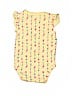 Baby Gap 100% Cotton Yellow Short Sleeve Onesie Size 3-6 mo - photo 2