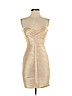 BCBGMAXAZRIA 100% Polyester Tan Cocktail Dress Size 2 - photo 1