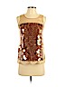 Ann Taylor Tan Sleeveless Blouse Size 00 (petite) - photo 1