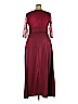 Unbranded Burgundy Cocktail Dress Size XXL - photo 2
