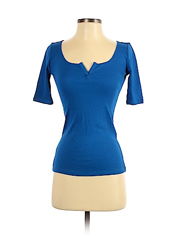 Ann Taylor Short Sleeve Henley (view 1)