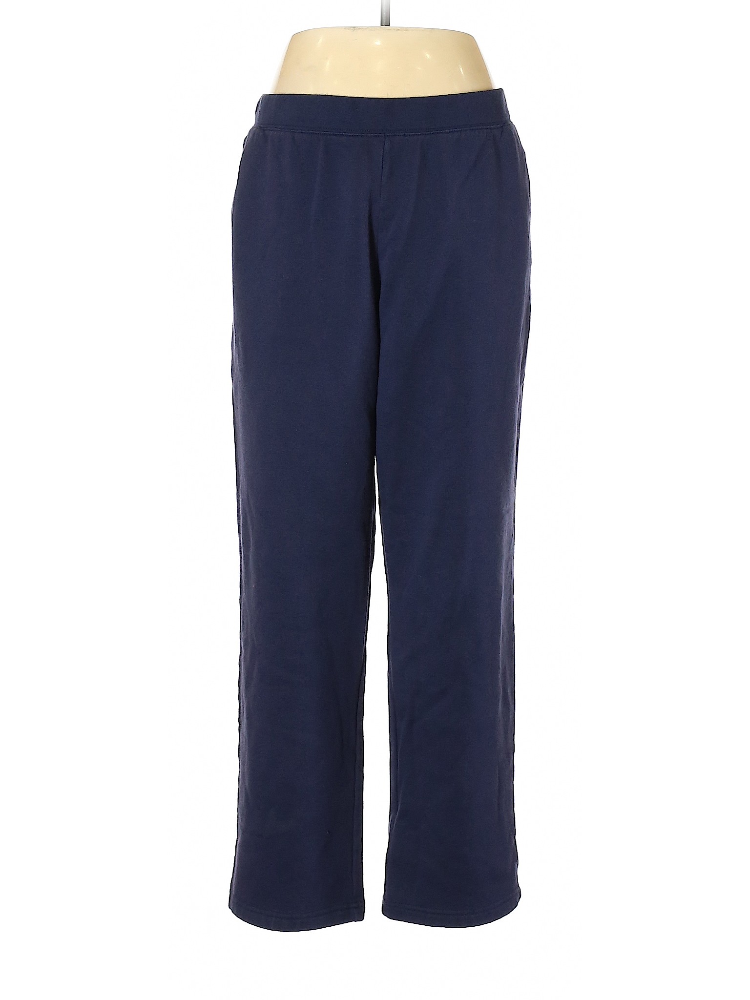 Karen Scott Sport Solid Blue Active Pants Size L - 66% off | thredUP