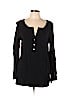 Max Studio 100% Rayon Black Long Sleeve Blouse Size L - photo 1