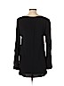 Max Studio 100% Rayon Black Long Sleeve Blouse Size L - photo 2