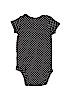 Child of Mine by Carter's 100% Cotton Solid Black Short Sleeve Onesie Size 0-3 mo - photo 2