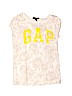 Gap Kids 100% Cotton White Short Sleeve T-Shirt Size 8 - photo 1