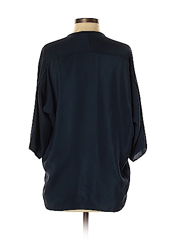 Vince. 3/4 Sleeve Silk Top (view 2)