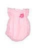 First Impressions 100% Polyester Pink Short Sleeve Outfit Size 3-6 mo - photo 1