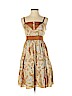 Anna Sui for Anthropologie 100% Silk Brown Casual Dress Size 2 - photo 1
