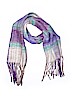 M&S 100% Acrylic Print Purple Scarf One size - photo 1