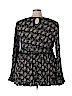 Suzanne Betro 100% Rayon Black Long Sleeve Blouse Size 2X - photo 2