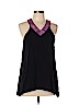 Robert Graham 100% Viscose Black Sleeveless Blouse Size L - photo 1