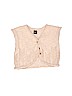 Tea 100% Cotton Solid Tan Cardigan Size 2T - photo 1