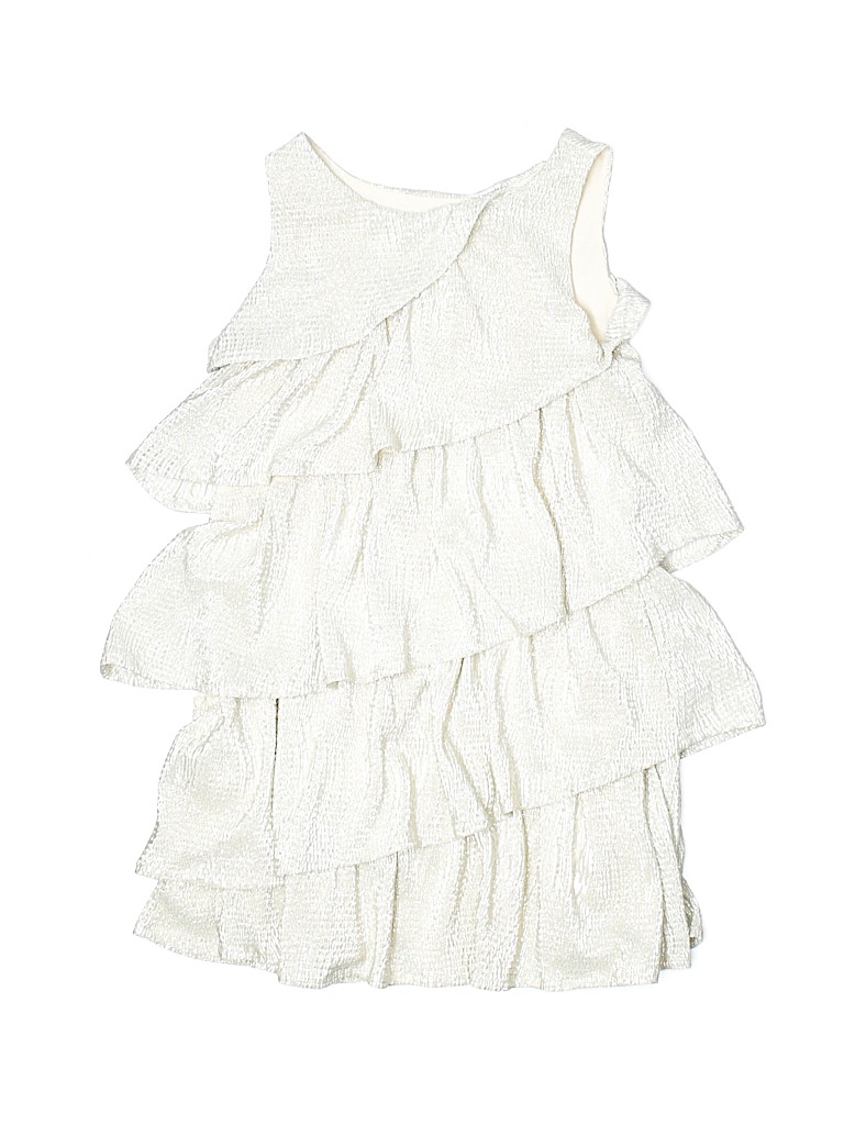 Gap Kids 100% Polyester Solid Gold Special Occasion Dress Size 7 - photo 1