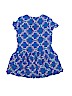 Gymboree 100% Rayon Floral Blue Dress Size 5 - photo 2