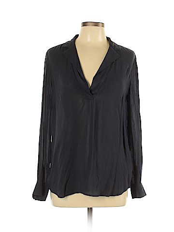 James Perse Long Sleeve Blouse (view 1)
