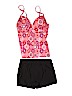 H&M Print Pink Two Piece Swimsuit Size M (youth) - photo 1