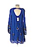 Free People 100% Viscose Blue Casual Dress Size XS - photo 2