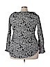 Gap - Maternity 100% Modal Black Long Sleeve Blouse Size XL - photo 2
