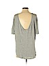 Lush Gray Short Sleeve Top Size S - photo 2