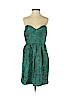 Tibi 100% Silk Green Casual Dress Size 2 - photo 1