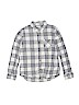 Cat & Jack 100% Cotton White Long Sleeve Button-Down Shirt Size 10 - 12 - photo 1
