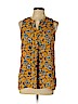 Tabitha Webb 100% Polyester Yellow Sleeveless Blouse Size L - photo 1